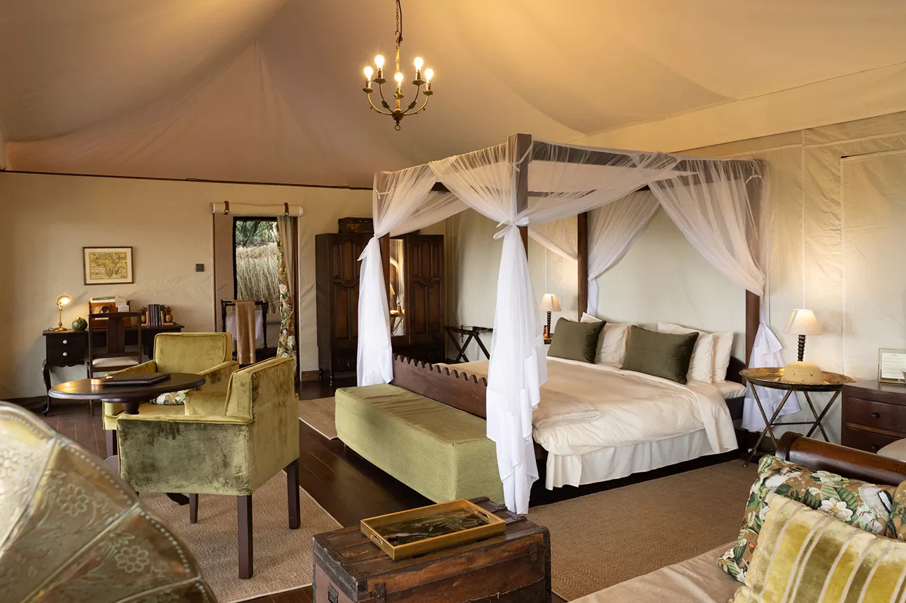 Quarto no Safari Luxury no Cottar’s 1920s Camp